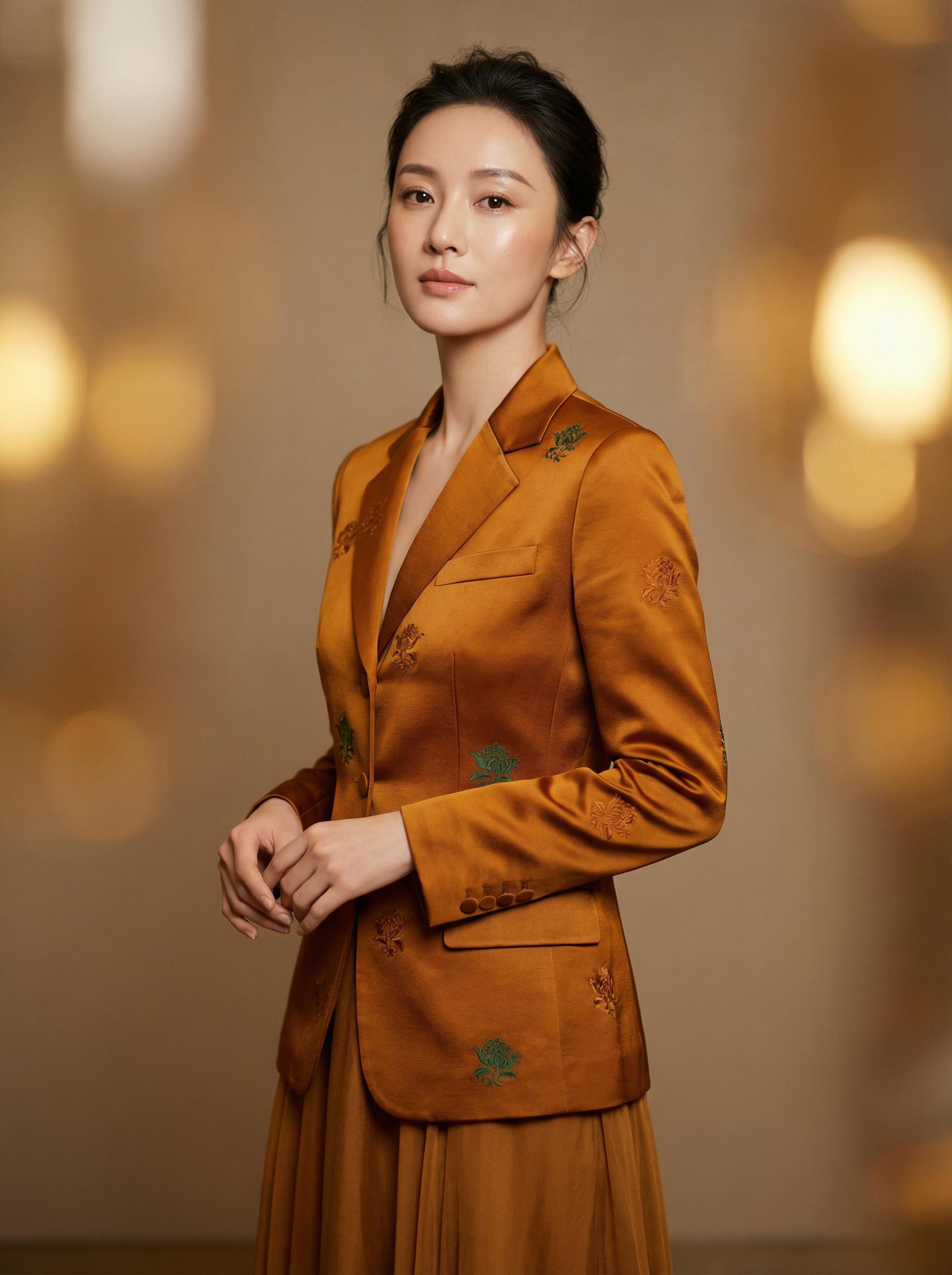 DeepSeek美少女写真 - 优雅系列